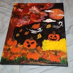This is one of my  latest fall art pieces